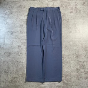 80s 90s BALENCIAGA Sports Blue slacks / W35 L30