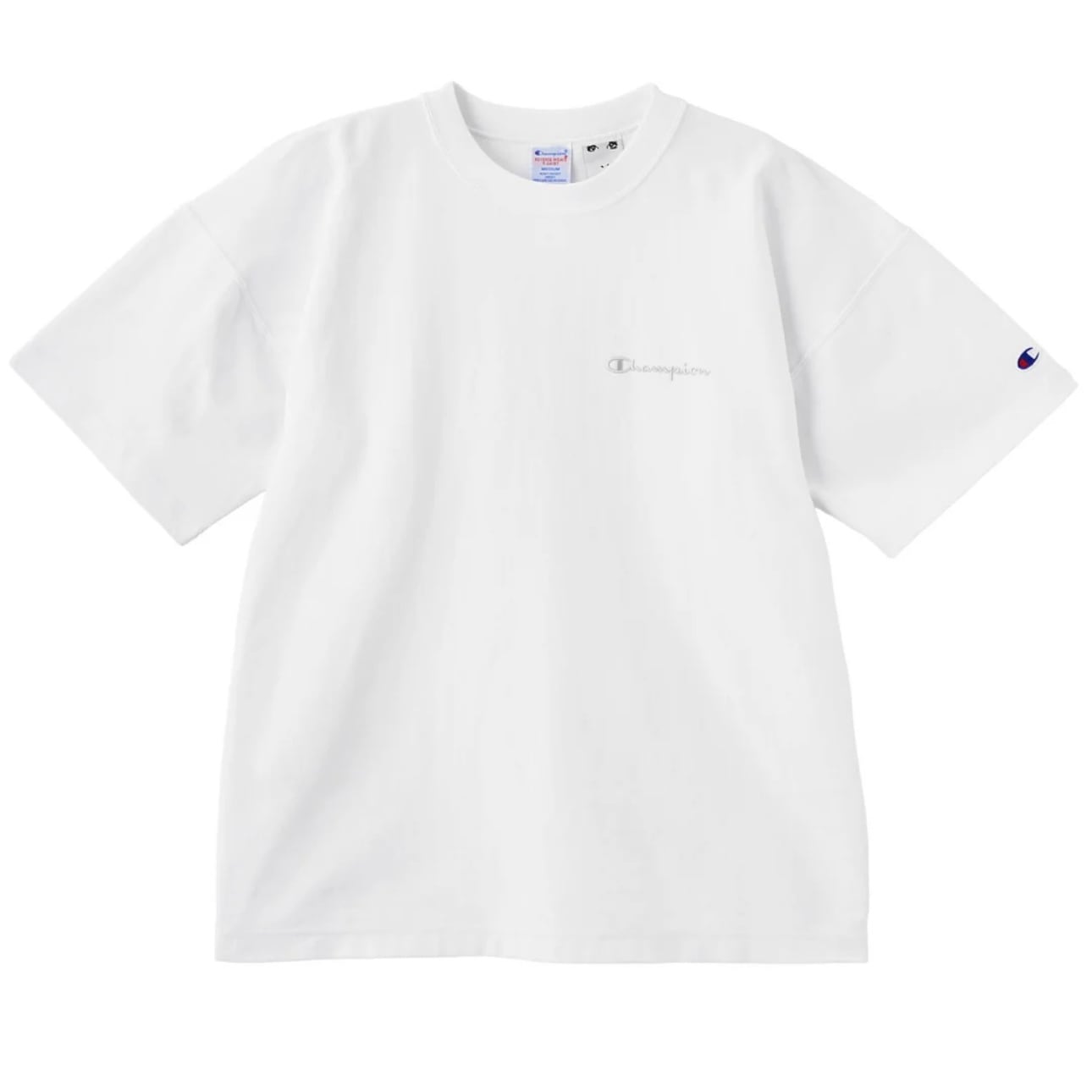 X-girl】X-girl × Champion REVERSE WEAVE R FACE S/S TEE / WHITE