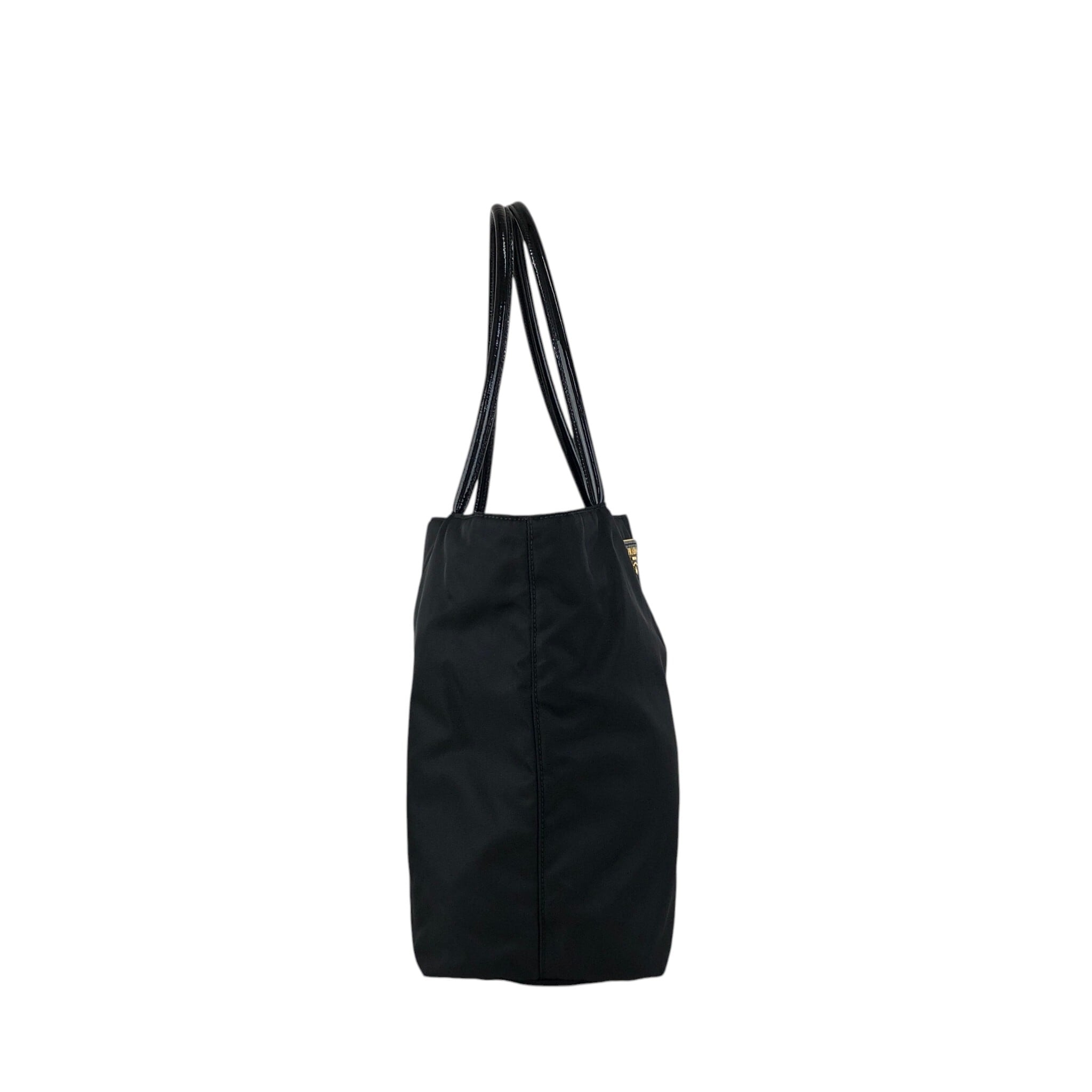 PRADA プラダ トートバッグ ブラック トライアングル ナイロン vintage