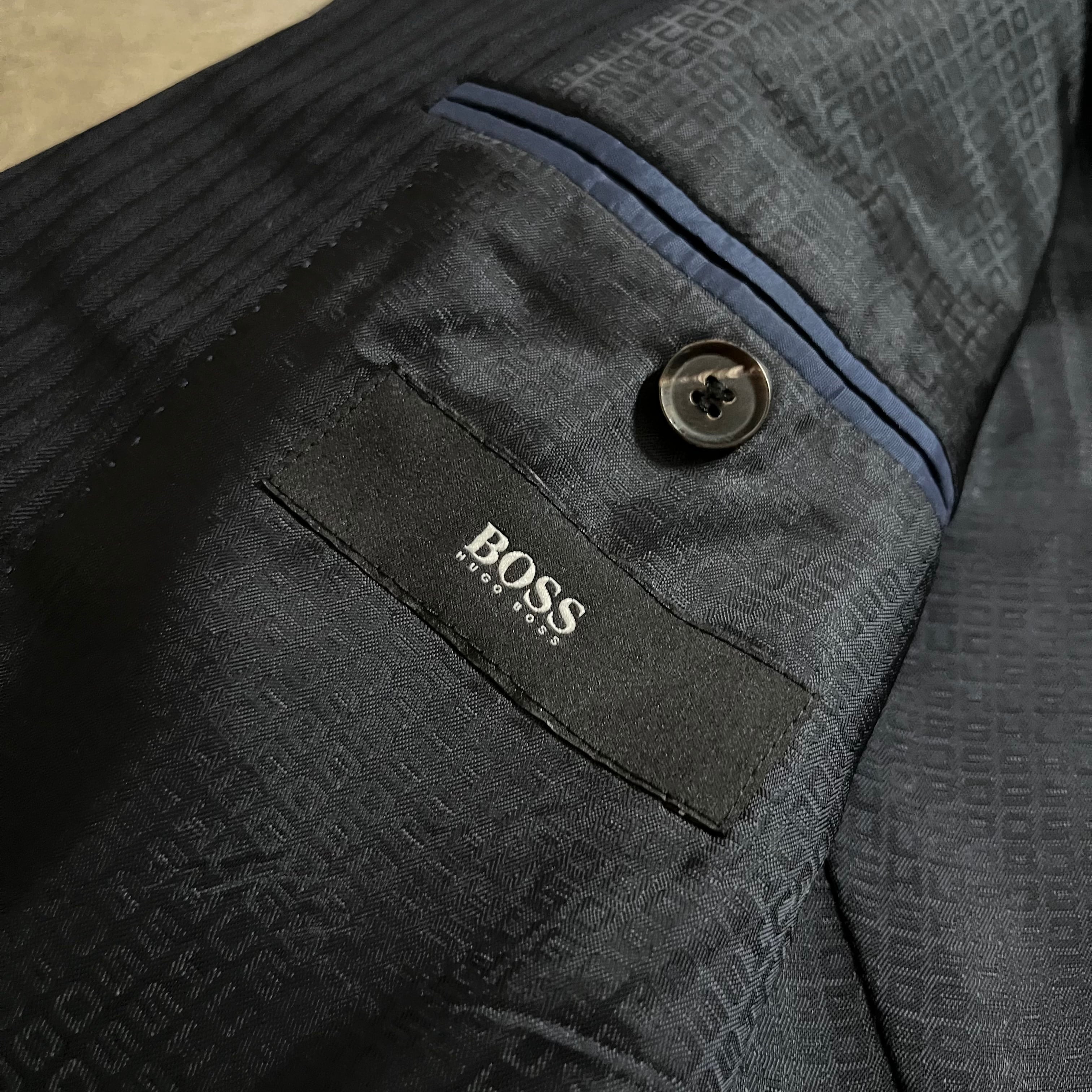 HUGO BOSS〗wool setup suit/ヒューゴボス ウール セットアップ スーツ