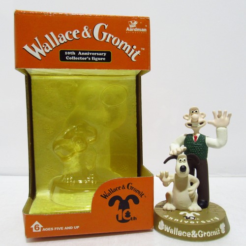 ウォレスとグルミット Wallace and Gromit 10周年 フィギュア イワヤ [$2]