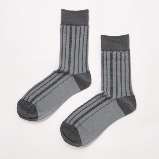 ROPE SOCKS<GRAY> / POTTENBURN TOHKII