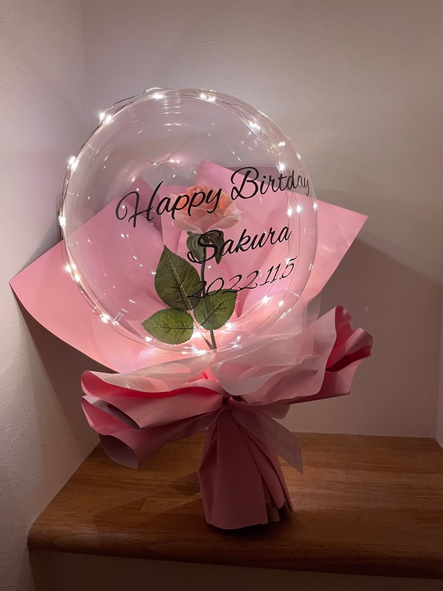 LED  Rose bouquet ［Pink］