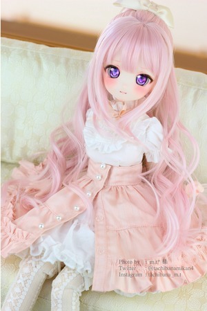 MDD対応OF【はじめてのおしゃまセット（ピンクリボン）】　MDD Outfit【Oshama Set (Pink ribbon)】