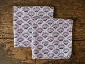156ri049 Block Print Handkerchief b29