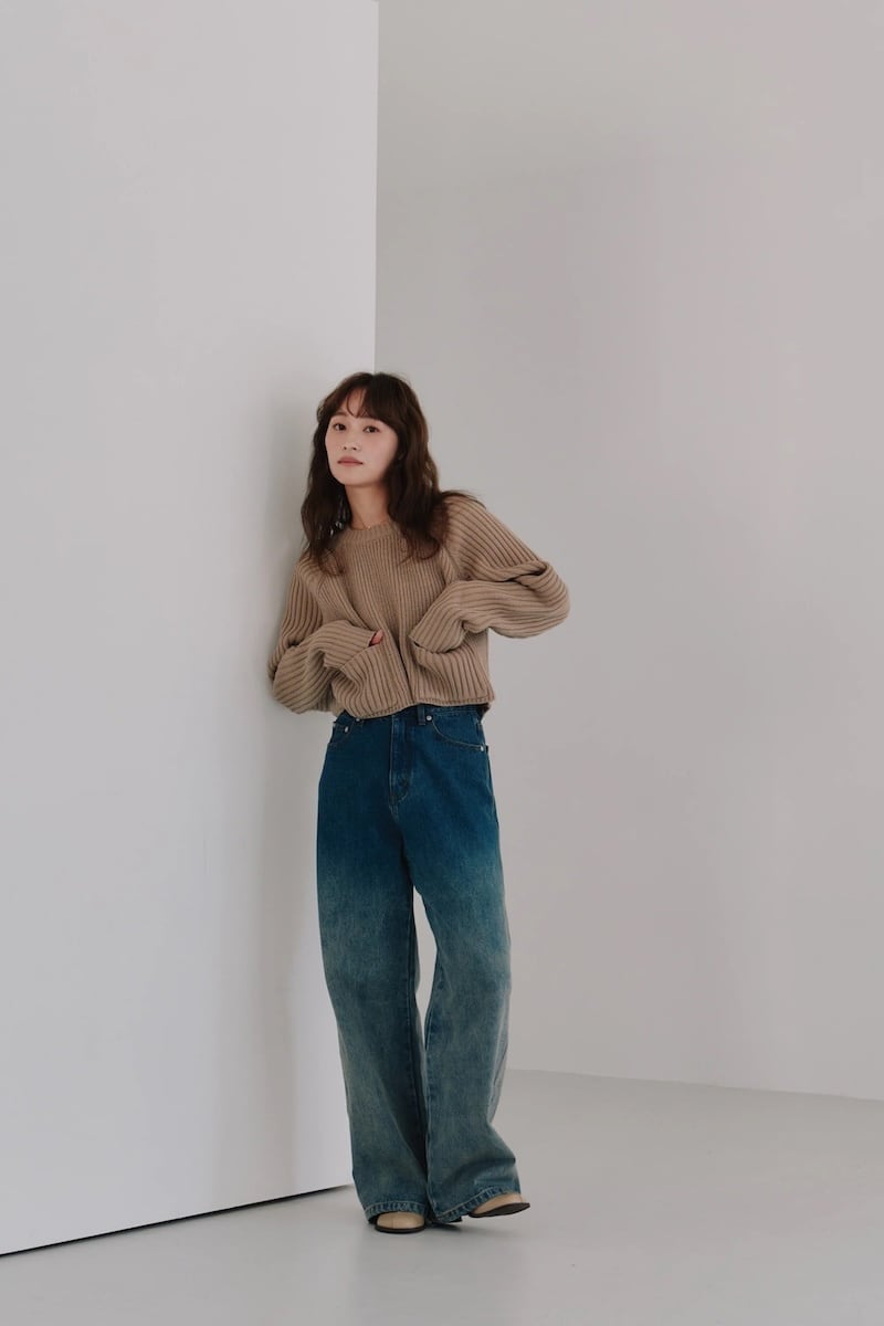 Hella ヘラ】GRADATION DENIM PANTS グラデーションデニムパンツ h253