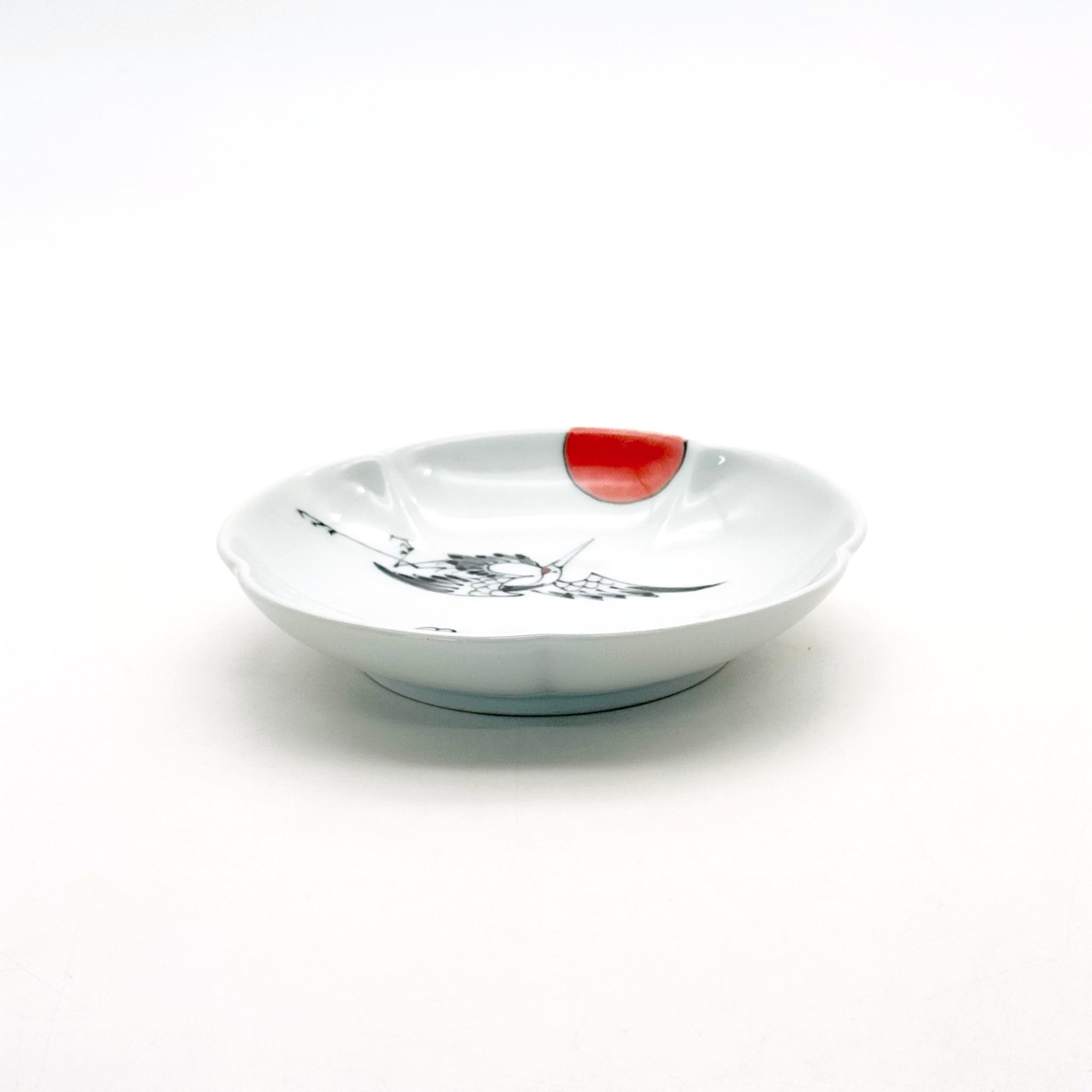 鶴亀 花形皿 小 | 24to3［西富陶磁器オンラインストア 有田焼・波佐見焼］