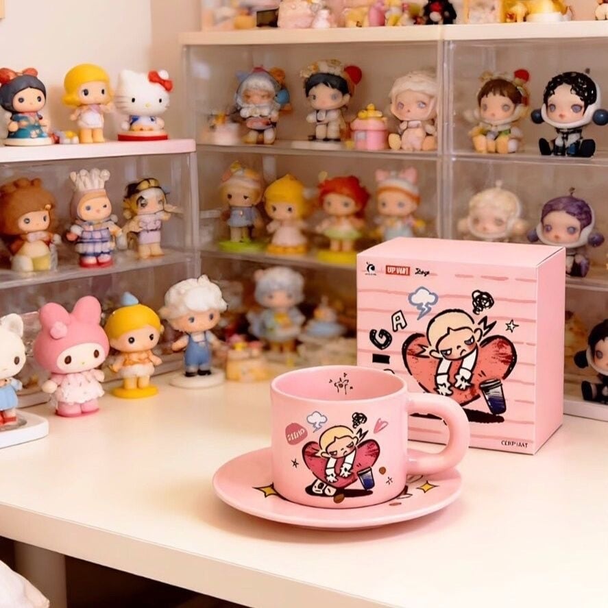 Zsigaマグカップ ピンク系が可愛い! 陶器製で毎日のコーヒー&ミルクタイムが楽しくなる♡ 一点ものだから特別感あり 友チョコ・彼女へのプチギフトにも