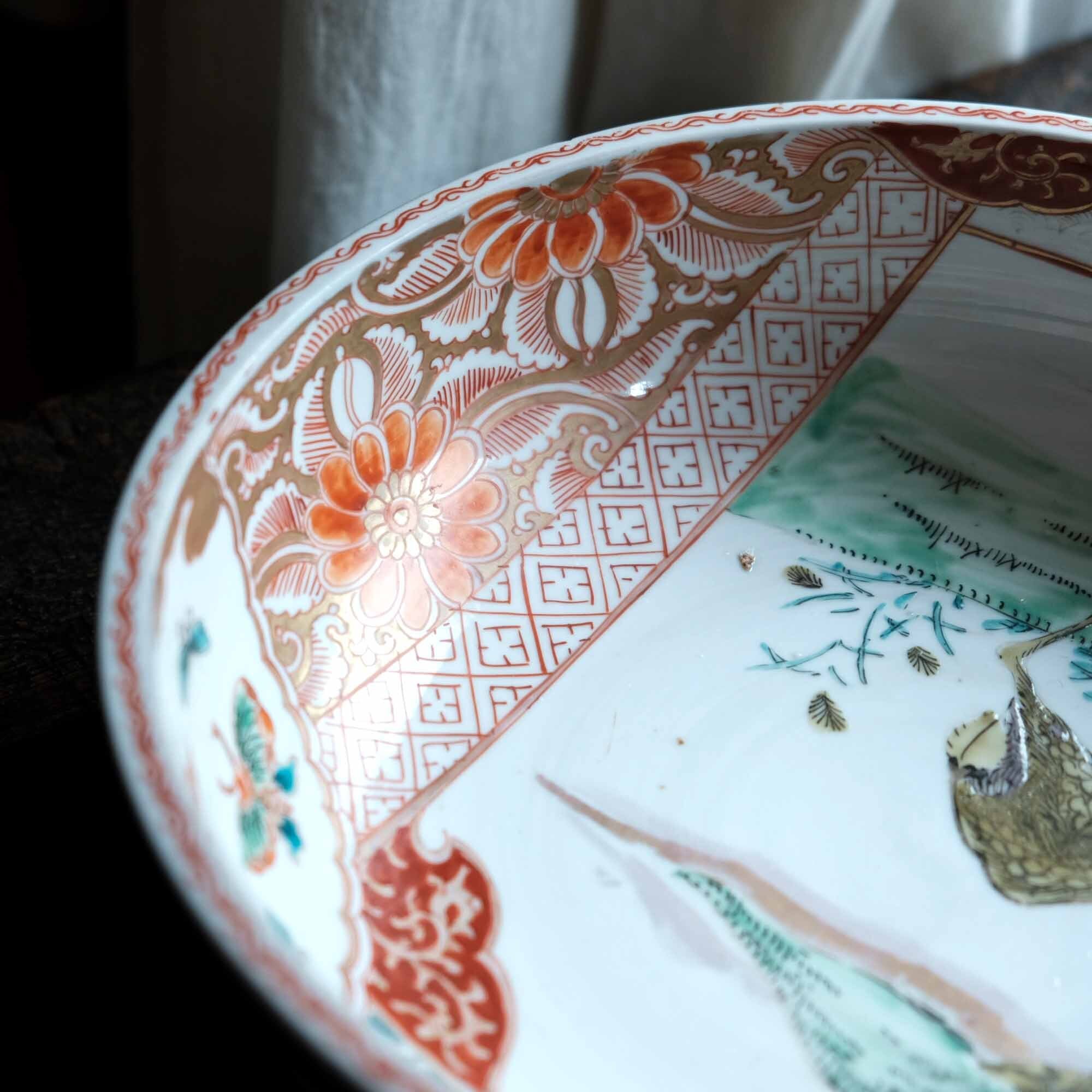 骨董品 古伊万里 古道具 大鉢 深鉢 アンティーク 時代物 食器