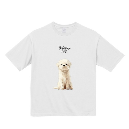 ボロニーズ　ビックシルエットTシャツ