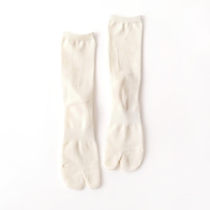 High Gauge Merino Socks（White）