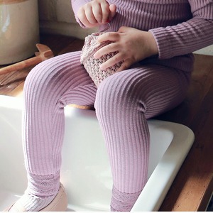 春リブ厚手レギンス4色