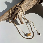 ヘマトイド ロングチェーンネックレス［GSN080］