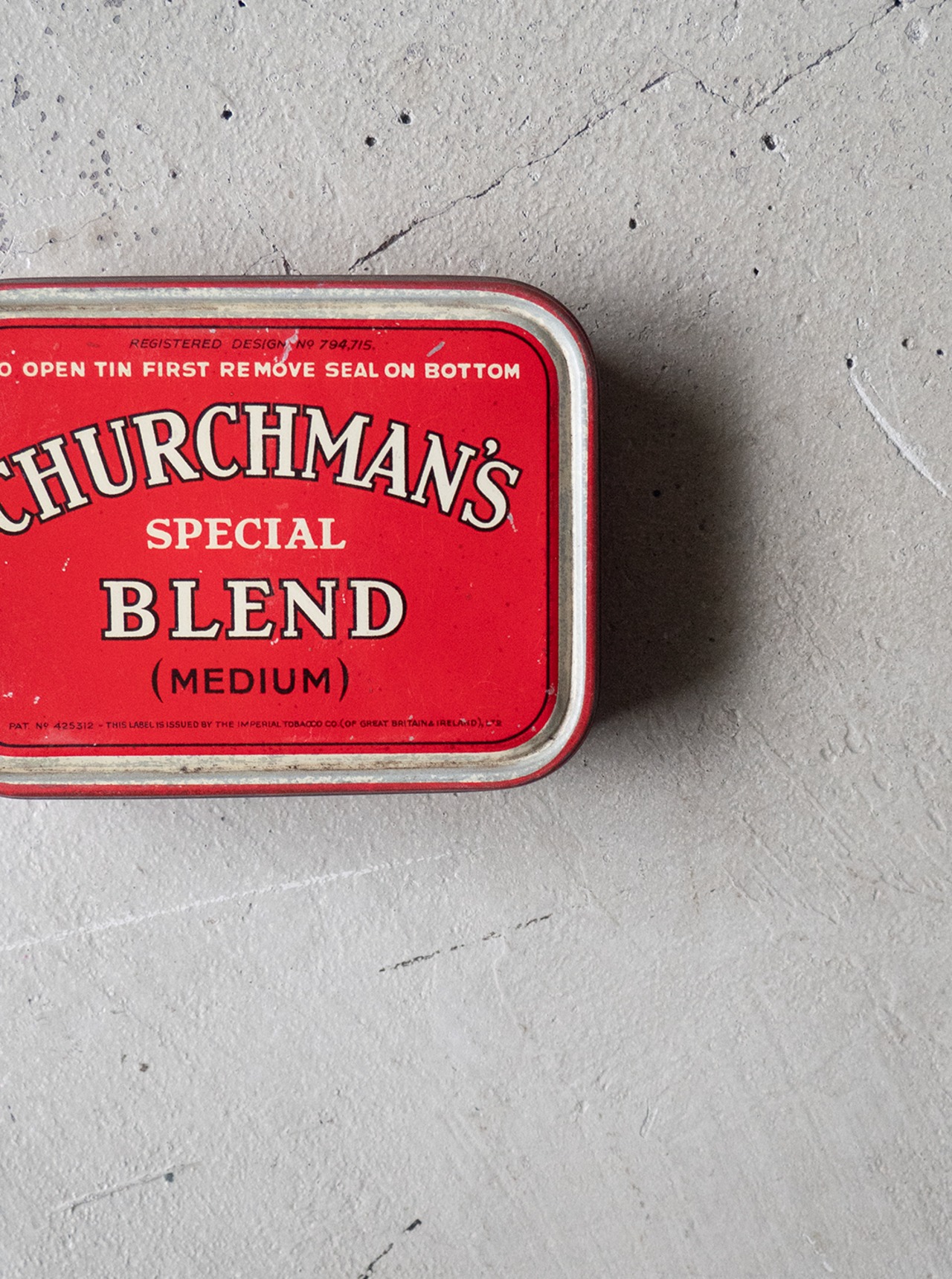 "Churchman's" 1950s Tin box