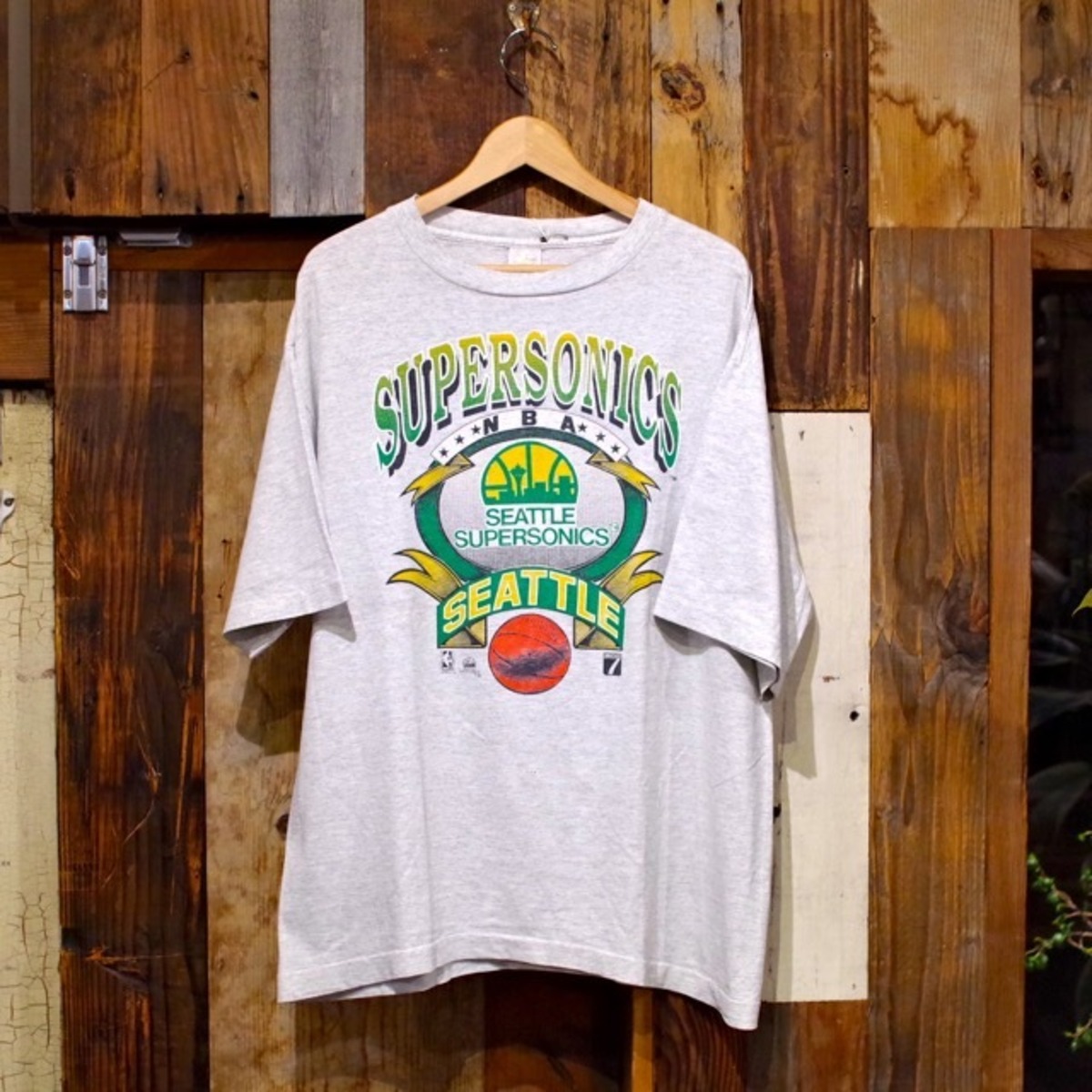 1990s NBA T-shirt SEATTLE SUPERSONICS / 90年代 シアトル スーパー 