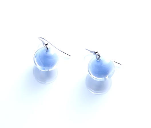 【Alessia (アレッシア)】 ピアス / イヤリング (ライトパープル&クリア)