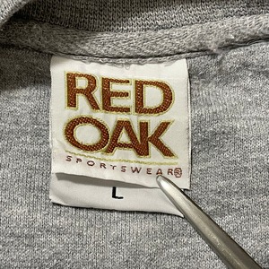 【REDOAK】カレッジ 刺繍ロゴ スウェット トレーナー バージニア工科大学 フットボール Lサイズ アメリカ古着