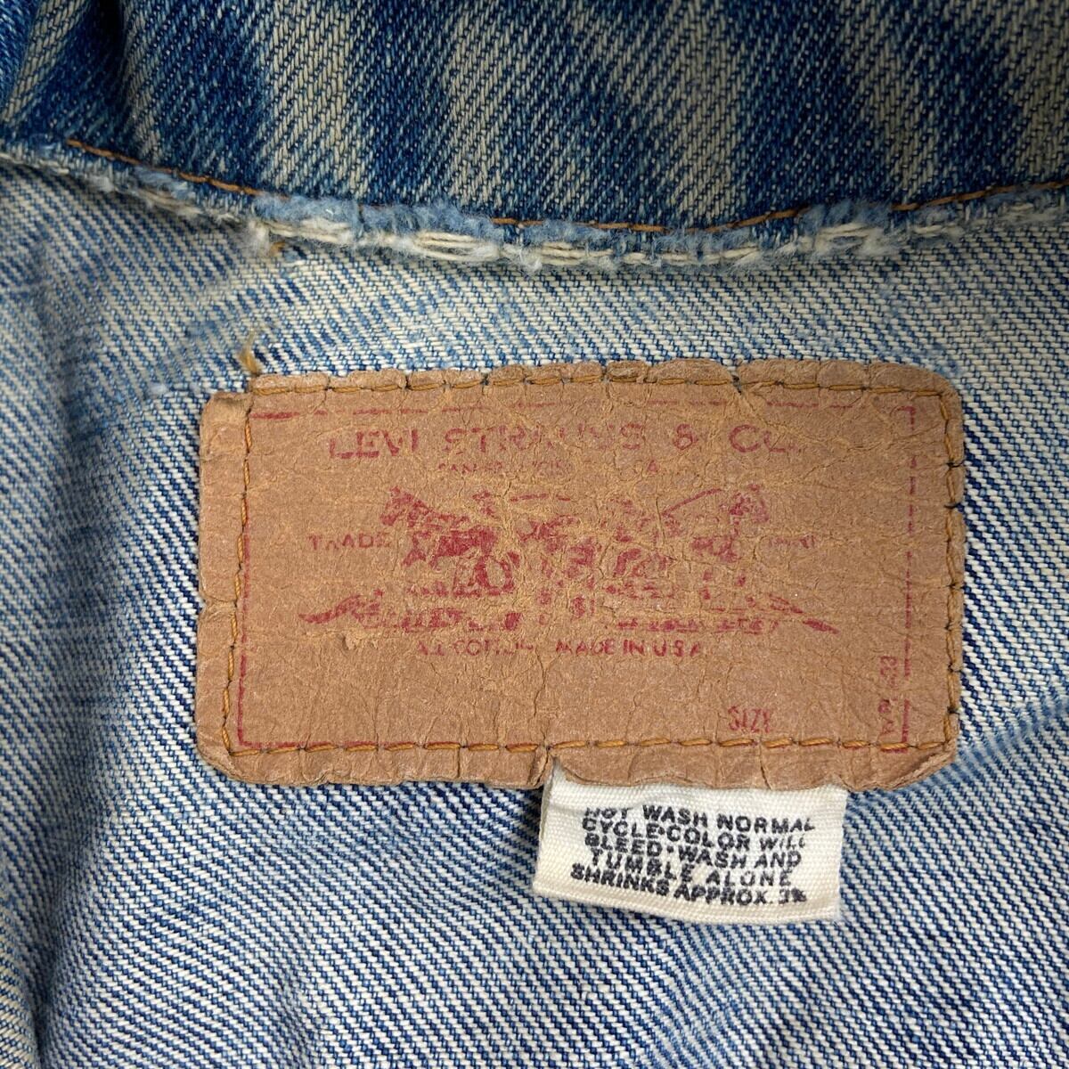 70年代 USA製 Levi's リーバイス 70505 デニムジャケット 4th メンズS