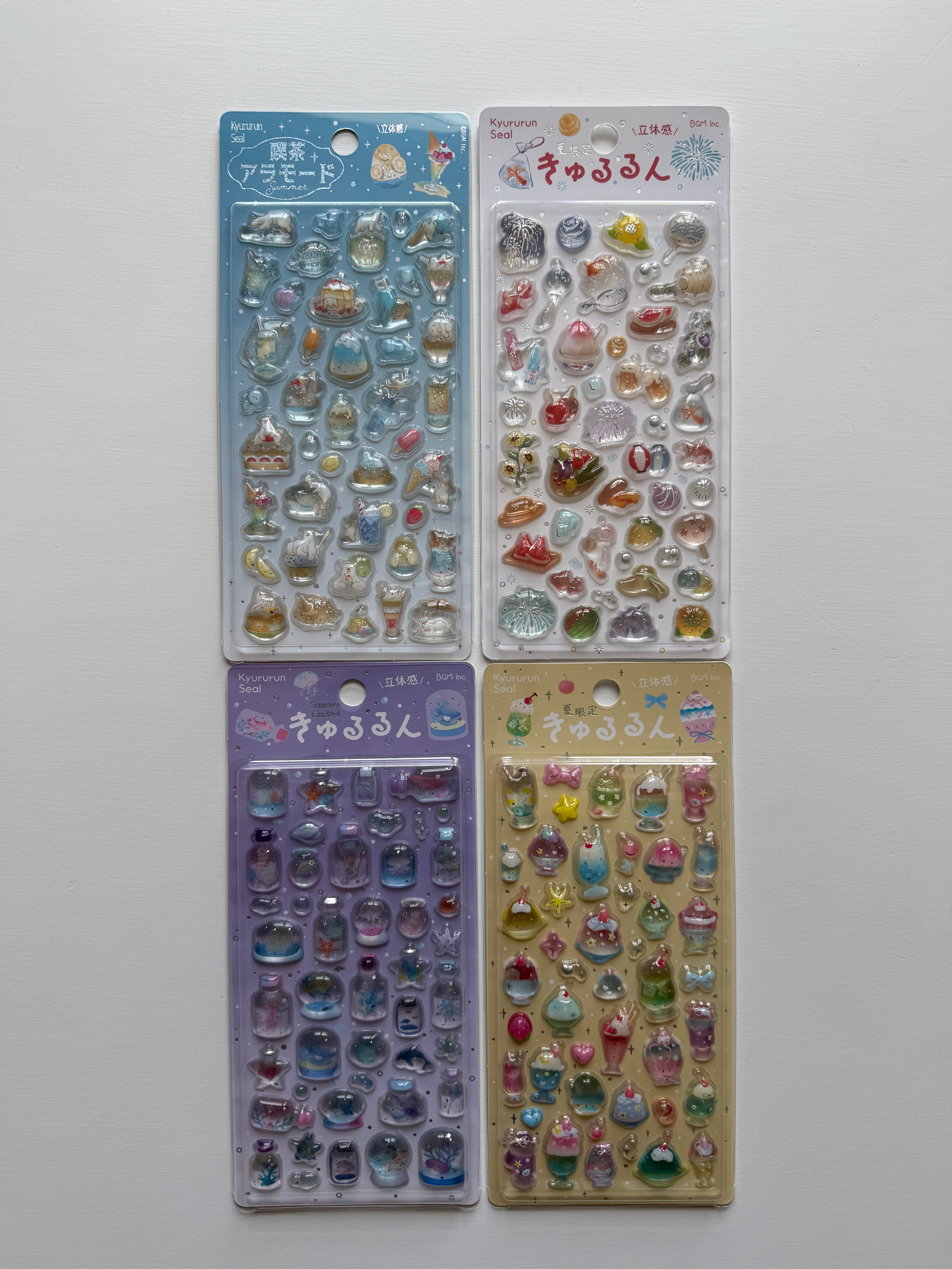 2026夏限定 きゅるるんシール