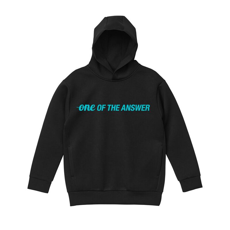 【受注生産】ONE’S HOODIE / BLACK/ONEBLUE(ダンボールニット)