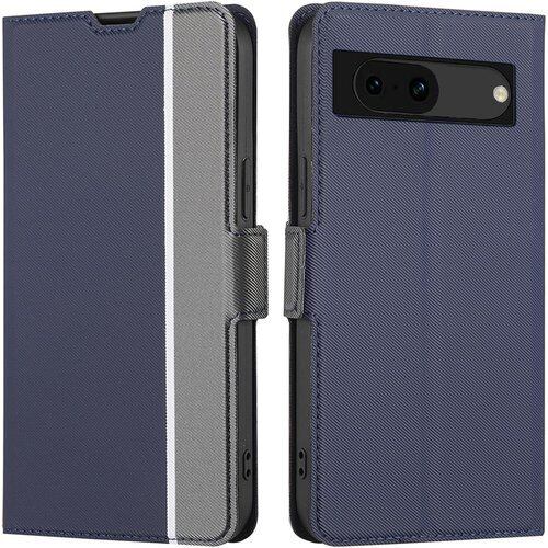 適用 Google Pixel 8a ケース 手帳型 薄型ケース グーグル ピクセル 8a ケース ピクセル8a スマホケース GooglePixel8a 手帳ケース pixel 8 a 携帯カバー Pixel8a カバー Pixel8aケース BonwFzin 軽量 薄い 炭素繊維調 PU レザー マグネット 手帳 カードケース カード収納 耐衝撃 スタンド 2色組合 グレー + ネイビー 2472