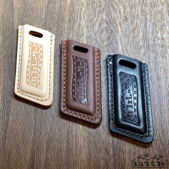 エネキーケース カフェレーサーブラック（リングあり・なし）