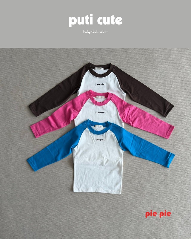 80-120 ꒰ 予約 ꒱ Sports day raglan T / Pie ⸝⋆