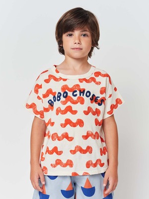 BOBO CHOSES / Waves all over T-shirt