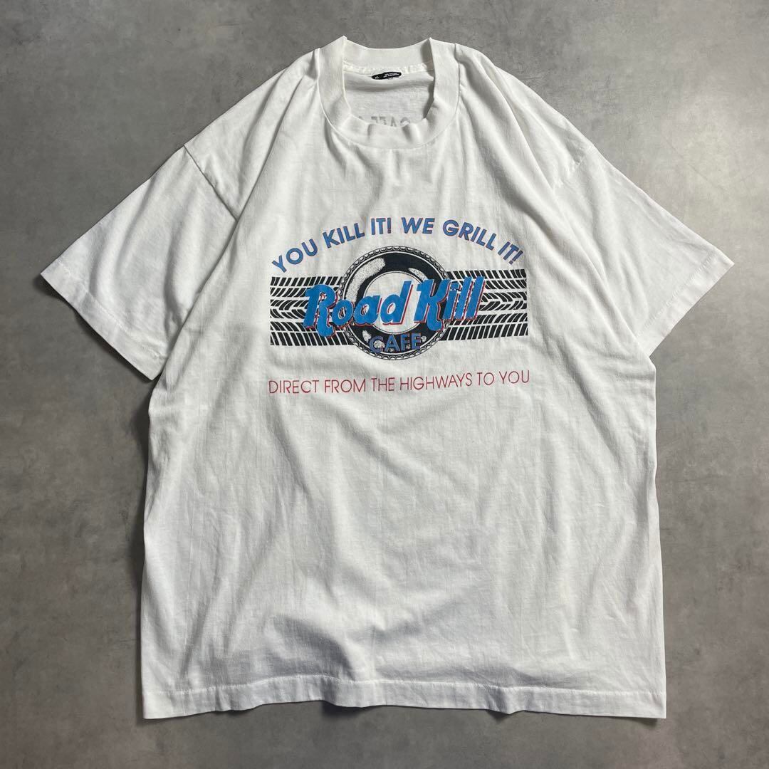 90s USA製 ROAD KILL パロディ ジョーク系 Tシャツ