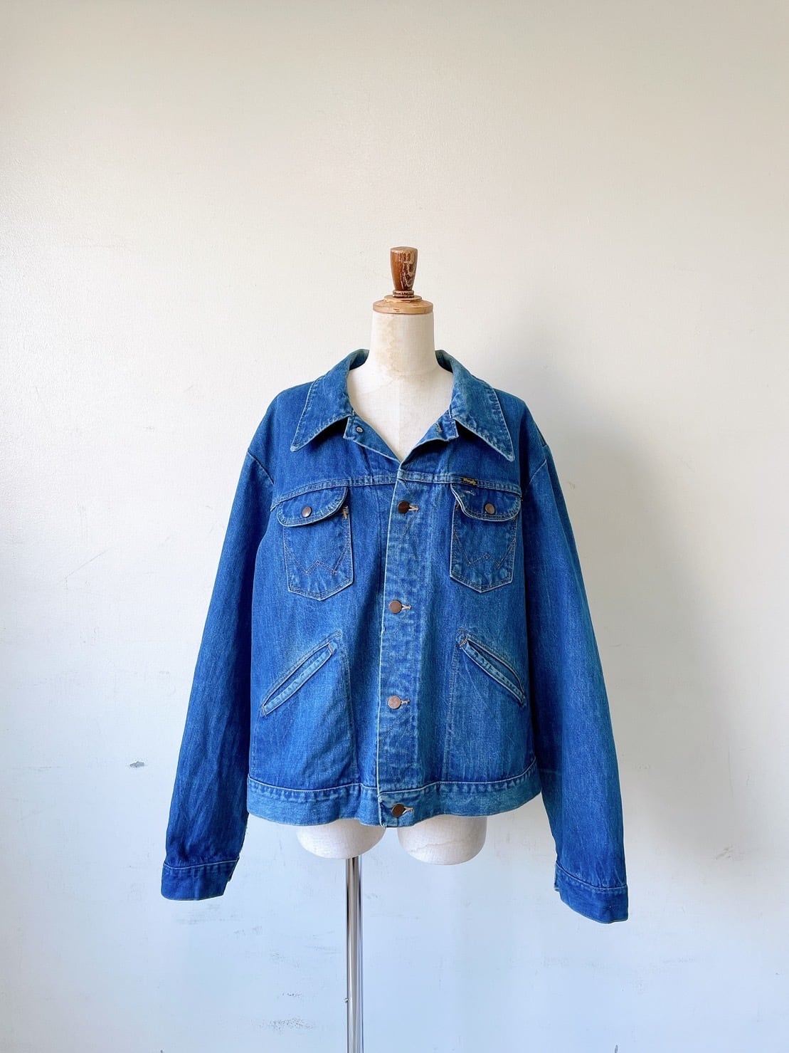 80年代 Wrangler ワイドシルエットデニムジャケット 124MJ USA製 
