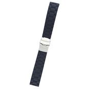 時計バンド 交換ベルト 腕時計ストラップ 防水 シリコーン 長さ調整でき 18mm ブラック