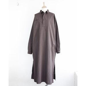 Yarmo　Pullon Long Shirts Dress（プルオン ロング シャツ ドレス）