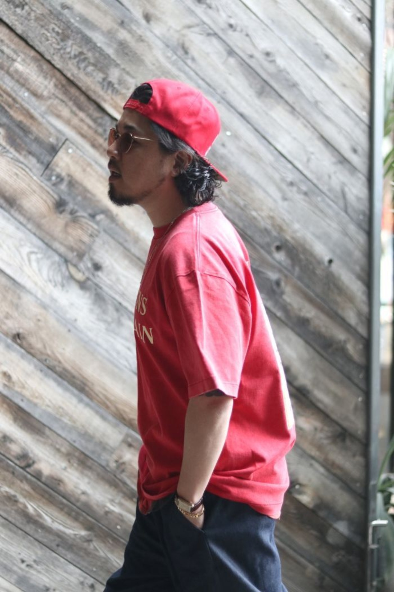 BEAT.F.P.G /  MAKE SIGNS GREAT AGAIN  TEE / T SHIRT / Tシャツ / RED - 7