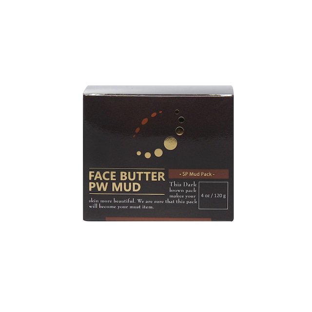 《黒泥パック》フェイスバターＰＷマッド FACE BUTTER PW MUD 120g