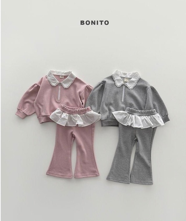 〚予約〛Shirring collar set <kids><Jr>