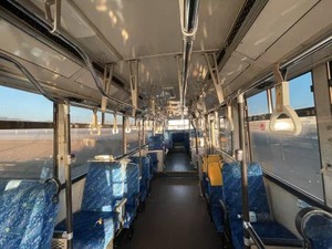 製造番号プレート：熊本22か3276号車（九州産交バス）
