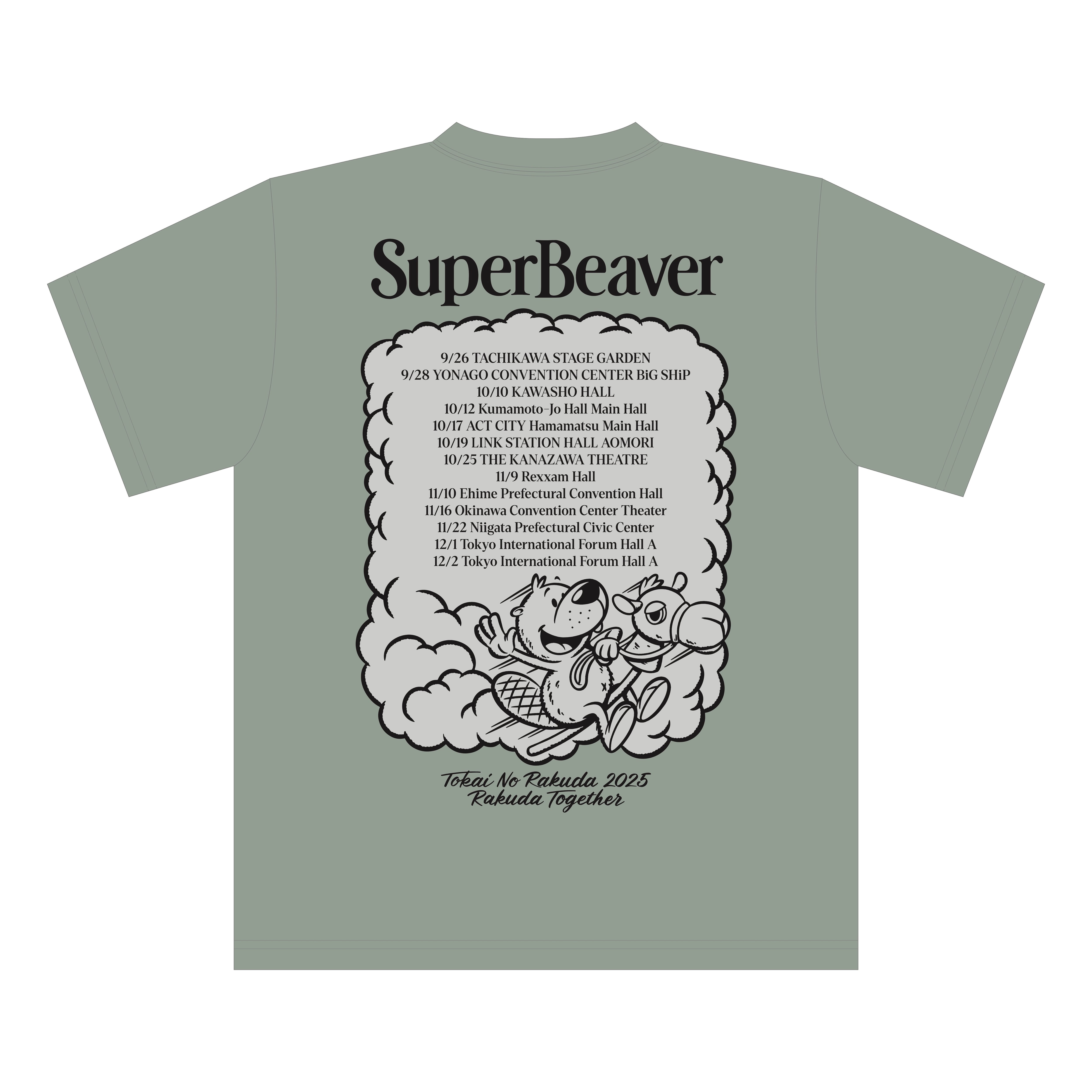 ラクダトゥギャザーTシャツ | SUPER BEAVER OFFICIAL WEBSTORE