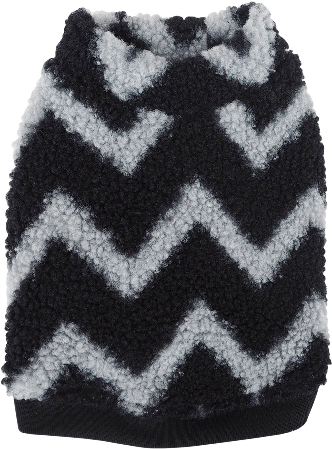 【ドッグウェア】2024ジグザグボアベスト ブラウン/ブラック