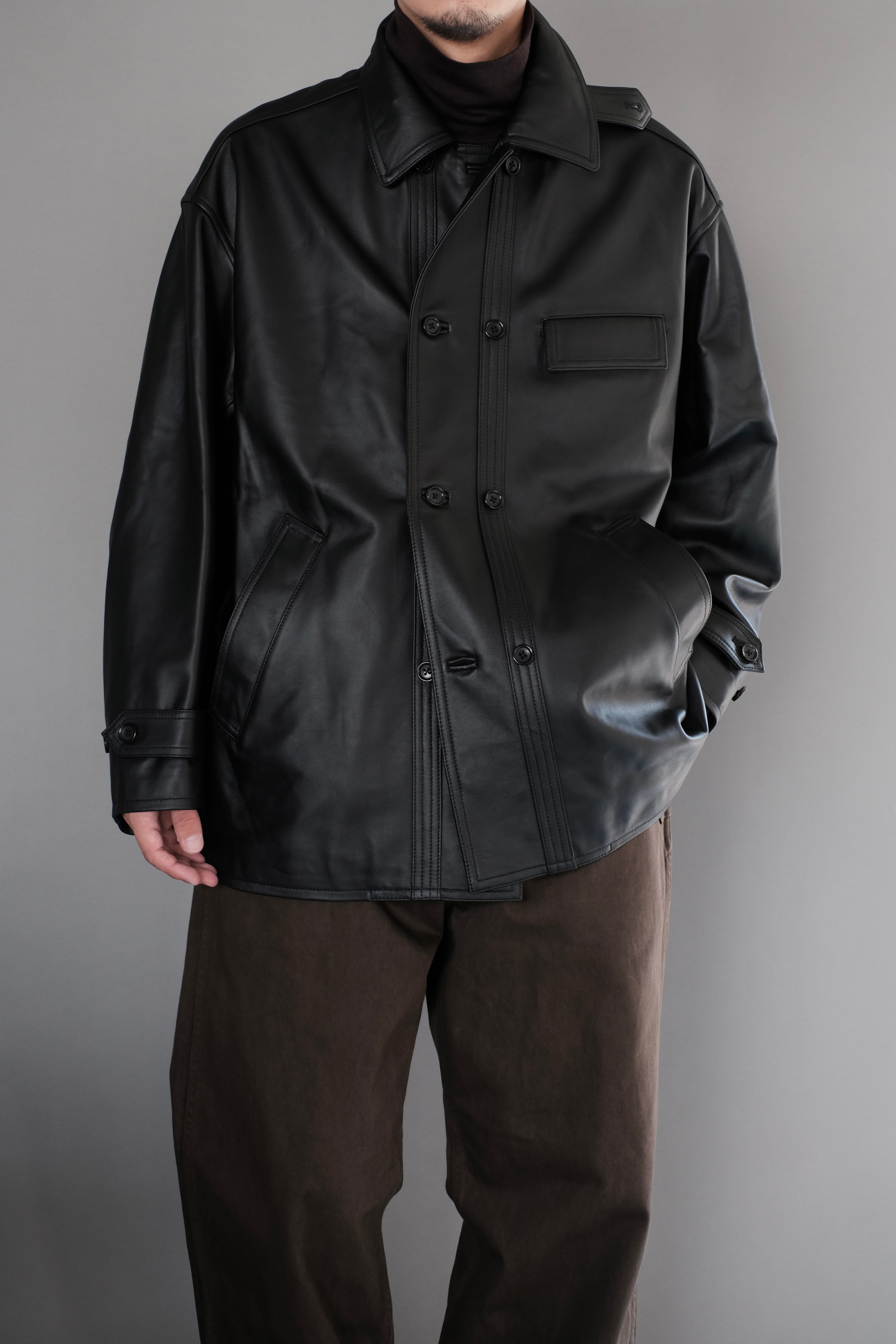 コルビジェジャケット Graphpaper / Sheep Leather Corbusier Jacket 