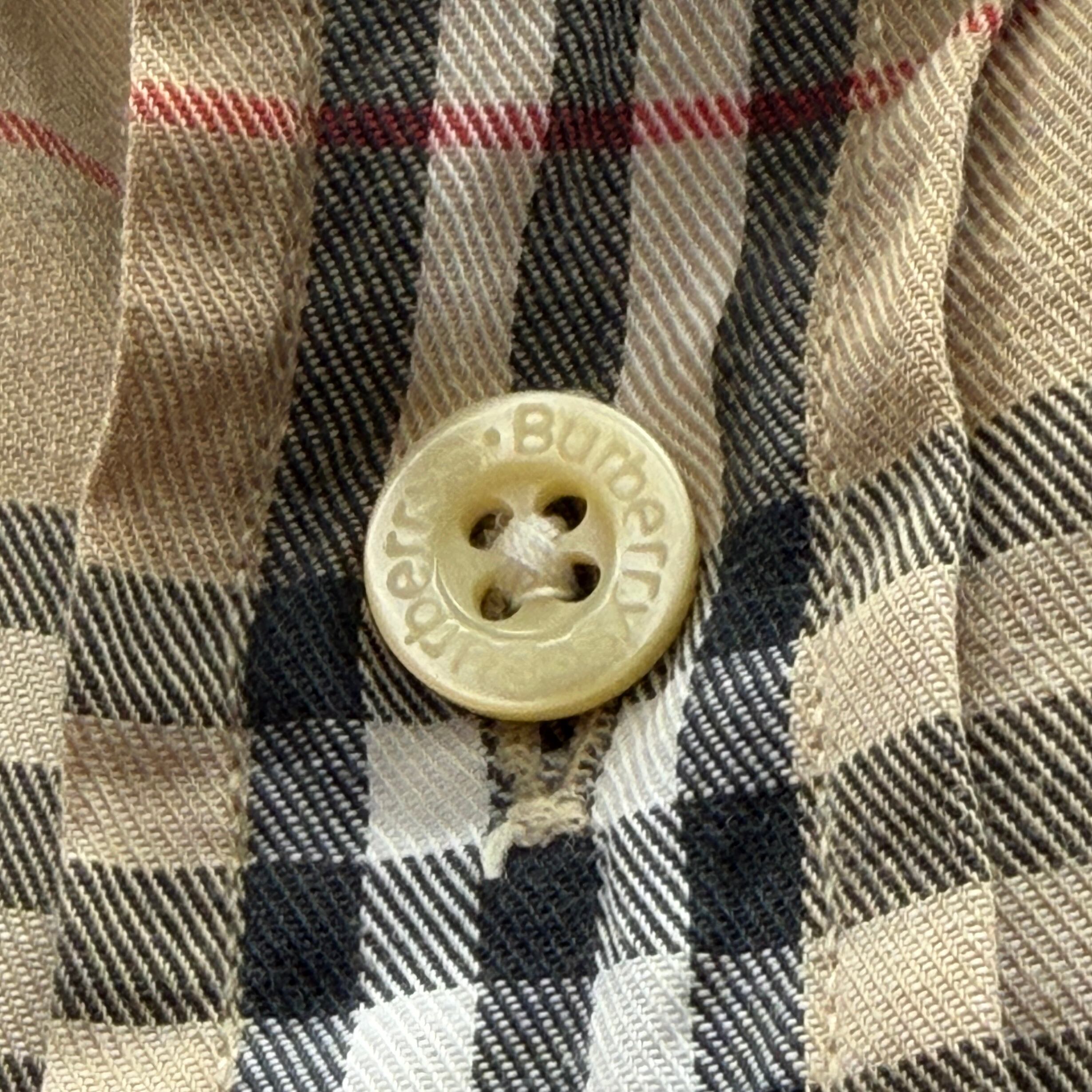 BURBERRYS】 90s shirt バーバリー シャツ チェック ノバチェック | no