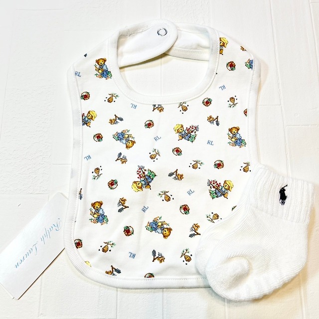 【ベビー　スタイ】　POLO RALPH LAUREN　ポロベア　スタイ