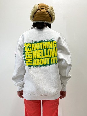 Vintage NO FEAR × MELLO YELLO Sweat Shirt Made In USA