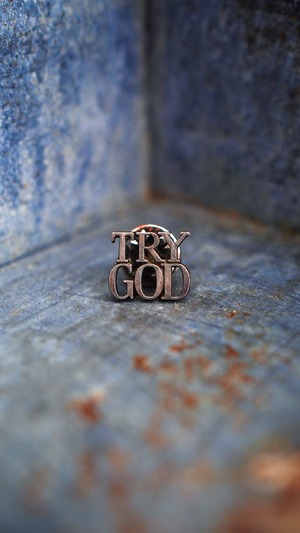 【1970s】TIFFANY&Co. ティファニー TRY GOD ピンバッチ 《シルバー925 ヴィンテージ》