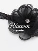 予約【orolo】blossom charm (Black/Cubic)