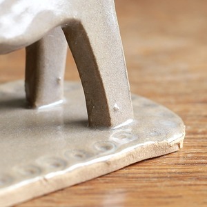 こちらを見つめる、素朴な馬