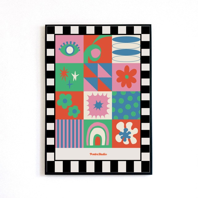 ♯091  RETRO MODERN　POSTER