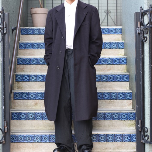 .BARNEYS NEWYORK CASHMERE100% CHESTERFIELD COAT MADE IN ITALY/バーニーズニューヨークカシミヤ100%チェスターフィールドコート2000000055787