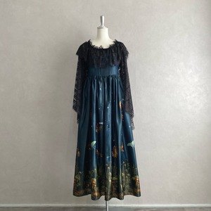 ※予約 Empire dress-Blooming fairy land / moonlight【pays des fees】