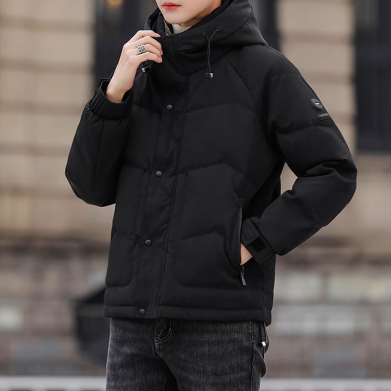 ジップポケット ダウンジャケット af0014