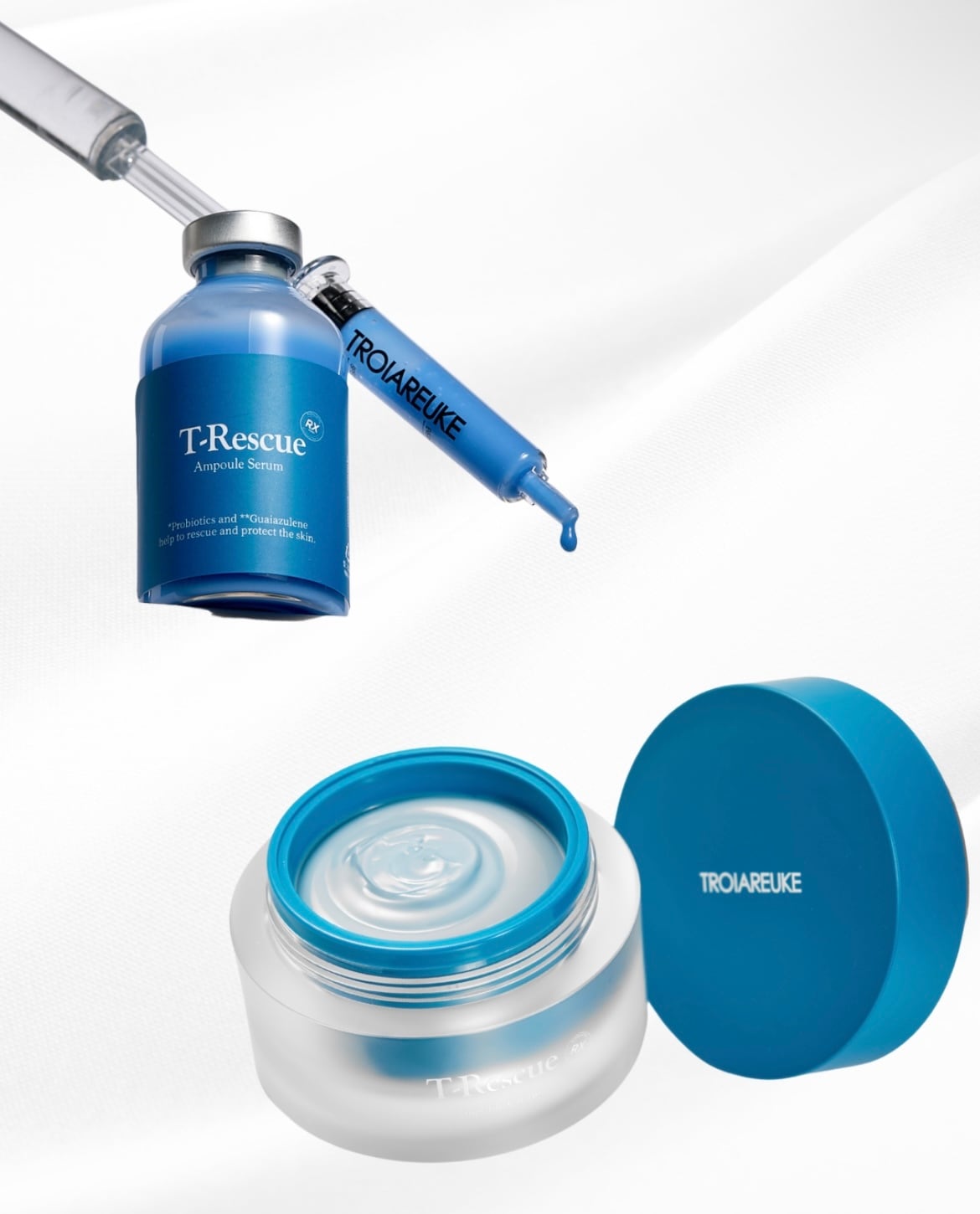 鎮静美容液】TROIAREUKE RX T-RESCUE AMPOULE SERUM/CREAM | Rupinus
